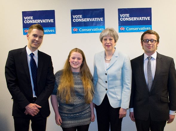 Local Conservative Candidates with the Prime Minister, Theresa May