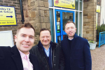 Cllr Adam Gregg, Jason McCartney MP and David Heathcote